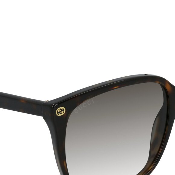 New GUCCI Havana Square GG0022S 003 Sunglasses Women - Picture 5 of 8
